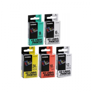 CASIO Label Tape 6mm,9mm,12mm,18mm,24mm